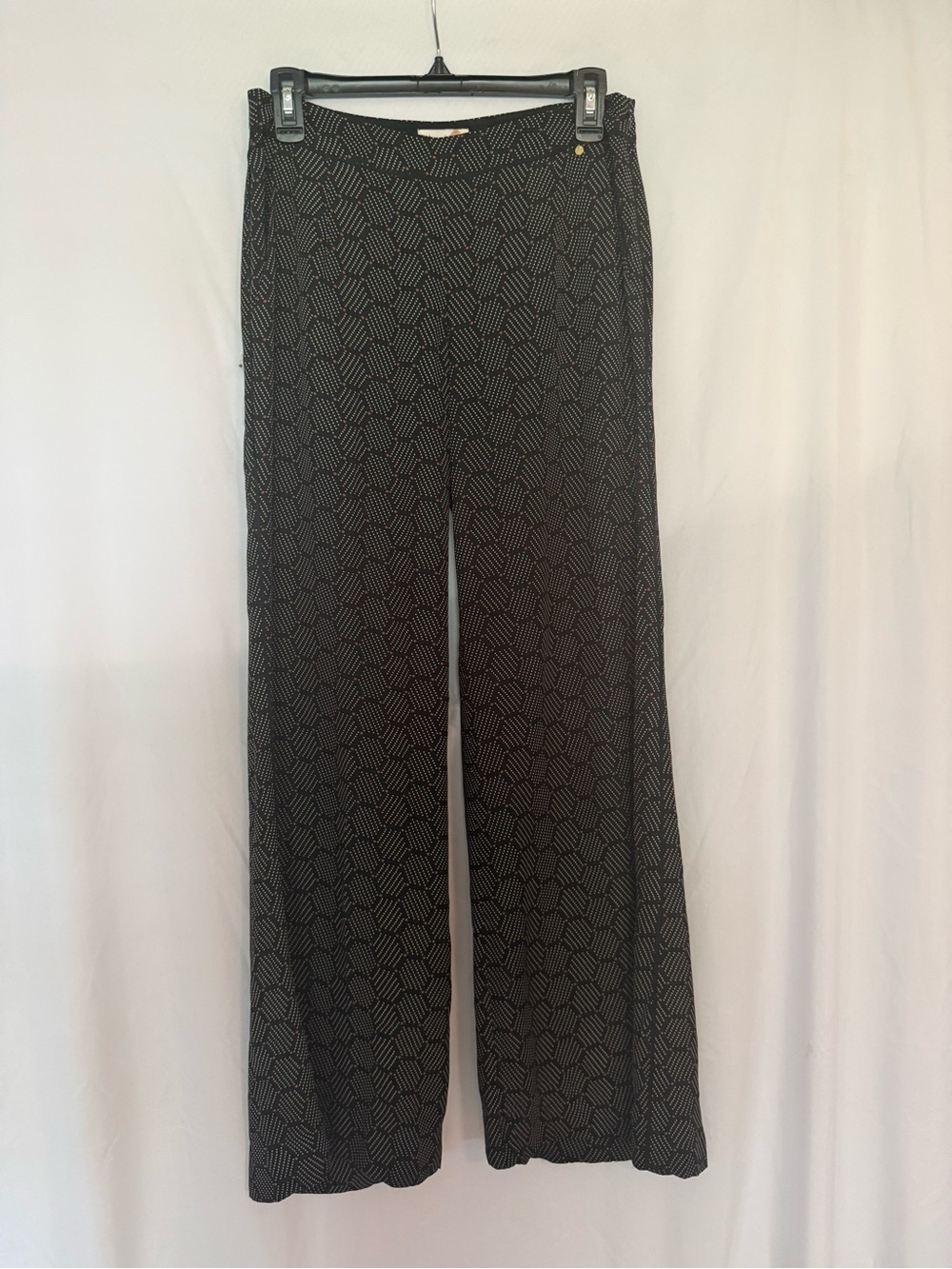 Anthropologie Harlyn Wide Leg Black Patterned Women’s Pants